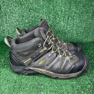 Keen Lansing Men's WP Waterproof Steel Toe Mid Work Boot Size 12EE Wide